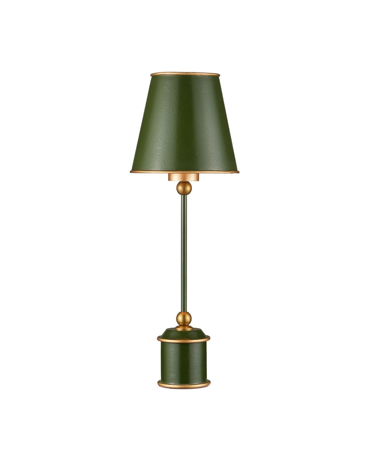 Currey and Company - 6700-0037 - One Light Table Lamp - Daphne - Green / Gold