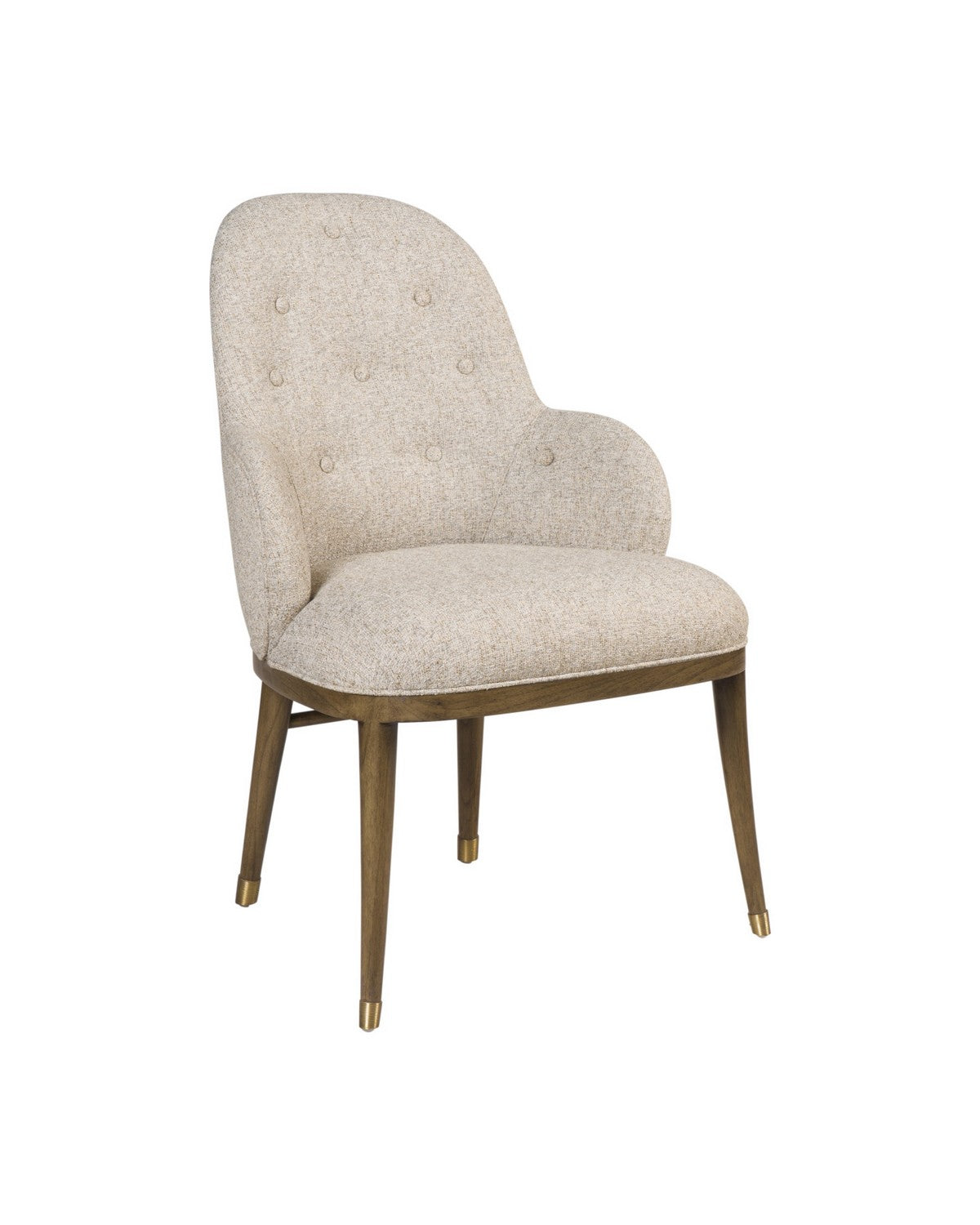 Currey and Company - 7000-1152 - Chair - Vario - Chanterelle / Satin Brass