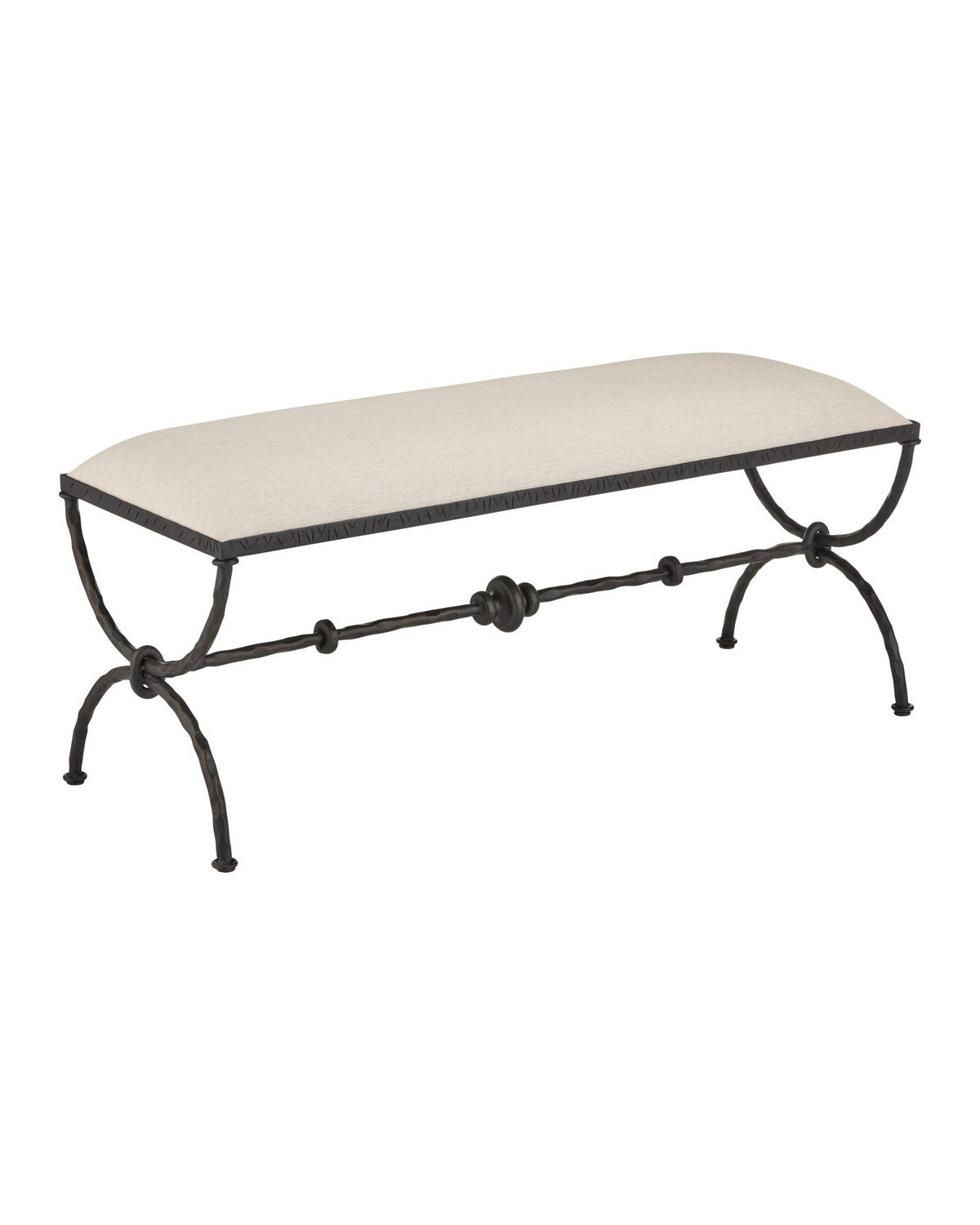 Currey and Company - 7000-1262 - Bench - Agora - Bronze
