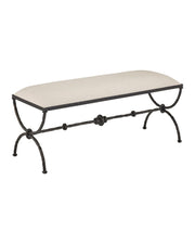 Currey and Company - 7000-1262 - Bench - Agora - Bronze