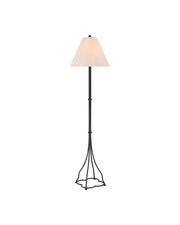 Currey and Company - 8000-0184 - One Light Floor Lamp - Felicity - Brushed Black