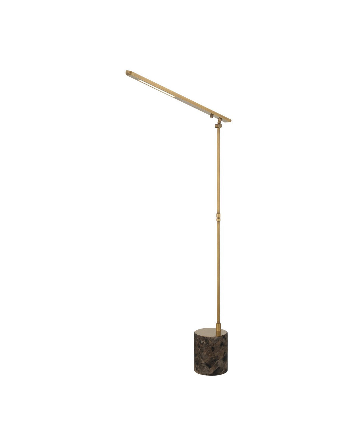 Currey and Company - 8000-0185 - LED Floor Lamp - Hanford - Polished Antique Brass / Brown