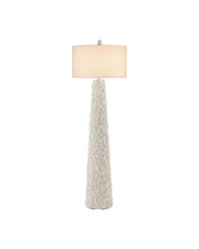 Currey and Company - 8000-0189 - One Light Floor Lamp - Turbinella - Sugar White / Natural