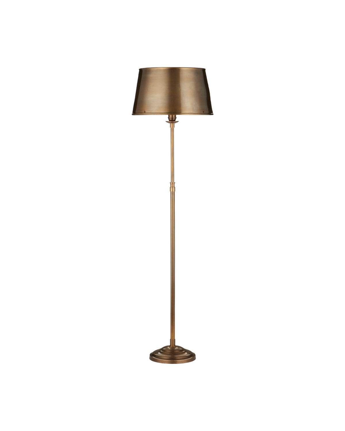 Currey and Company - 8000-0191 - One Light Floor Lamp - Callum - Antique Brass