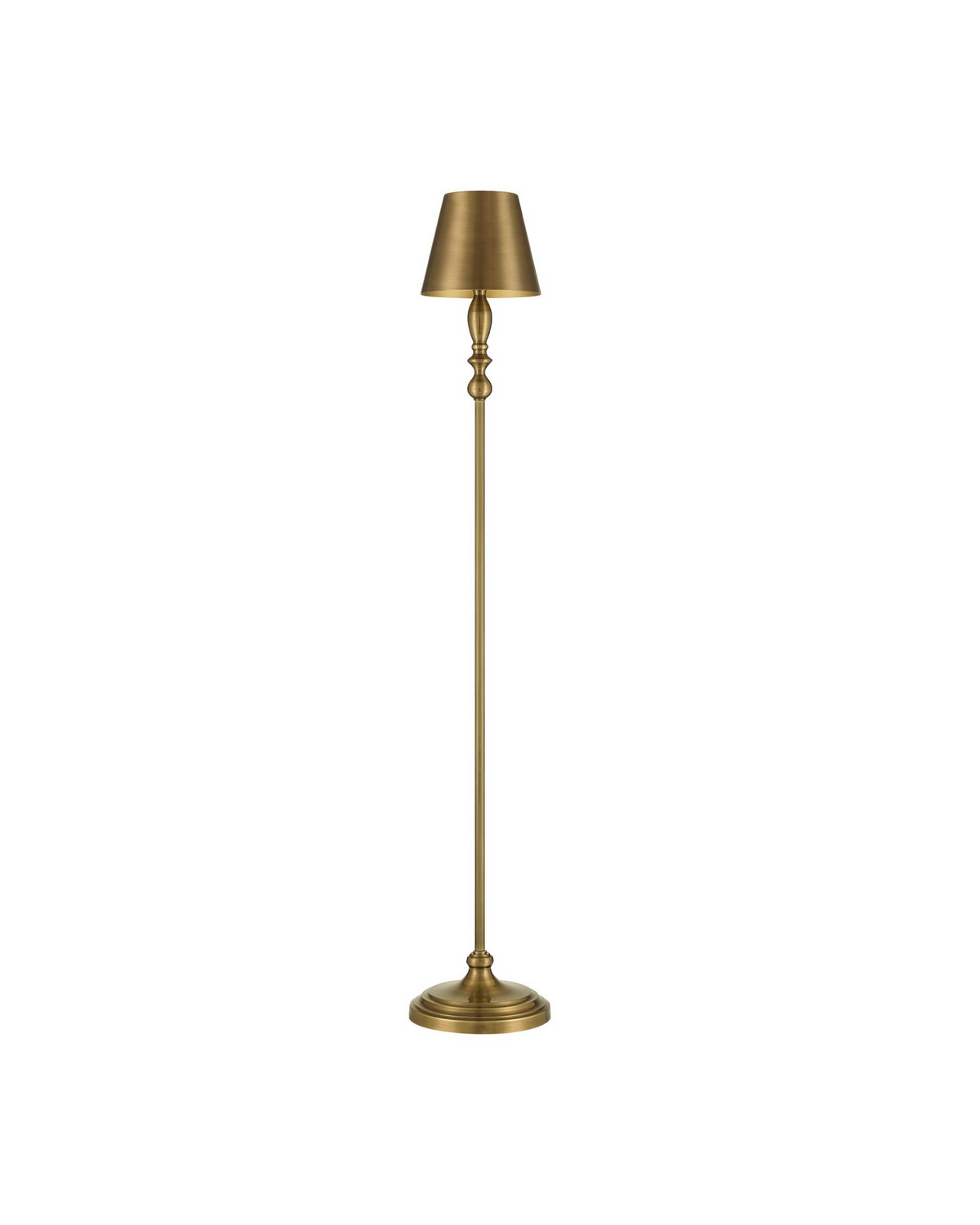 Currey and Company - 8700-0001 - One Light Floor Lamp - Viaggio - Polished Antique Brass