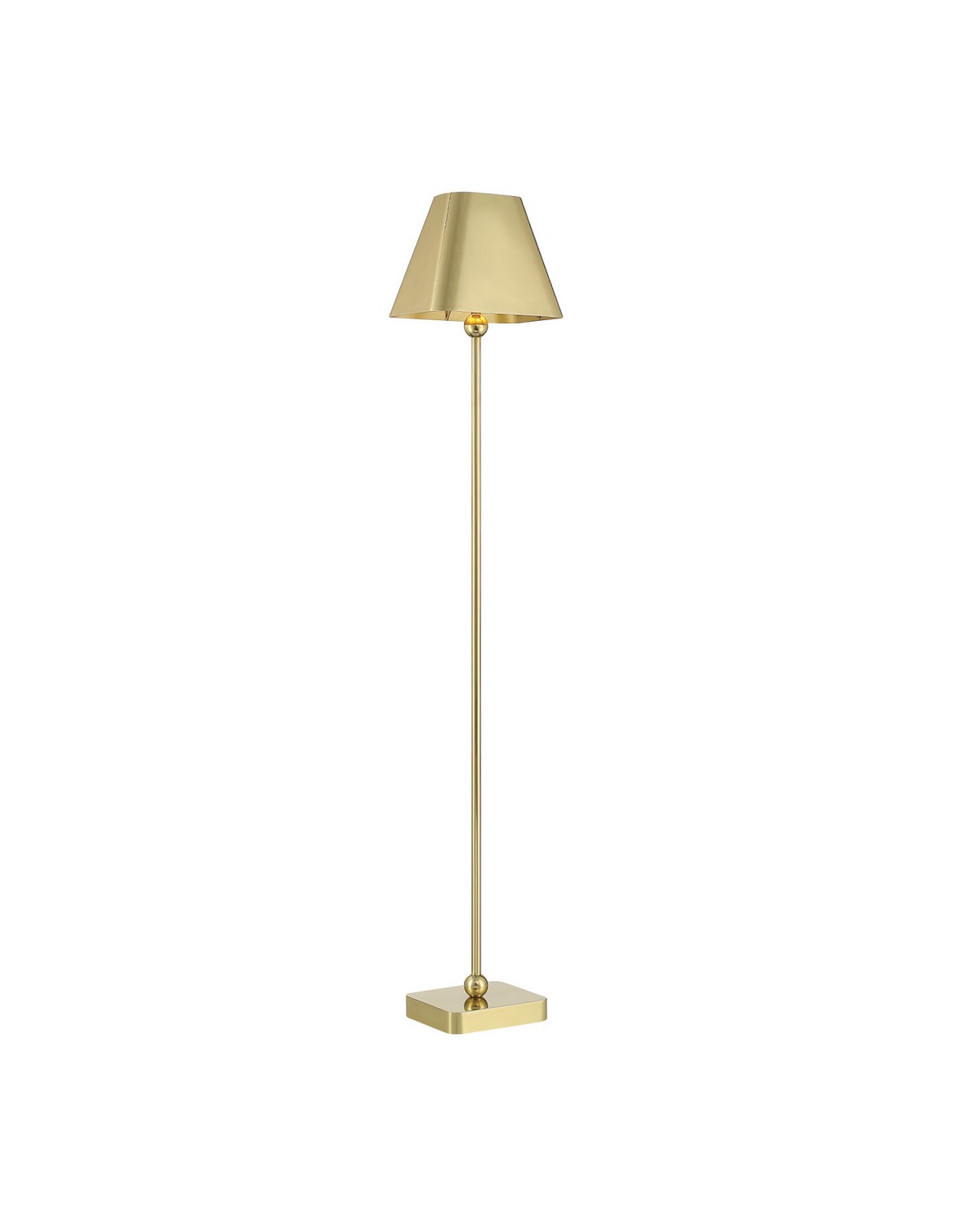 Currey and Company - 8700-0002 - One Light Floor Lamp - Gadabout - Polished Brass