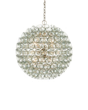 Currey and Company - 9000-1429 - Nine Light Chandelier - Eau de Vie - Clear / Contemporary Silver Leaf / Contemporary Silver