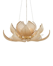 Currey and Company - 9000-1430 - LED Chandelier - Oblivion - Natural / Coco Cream