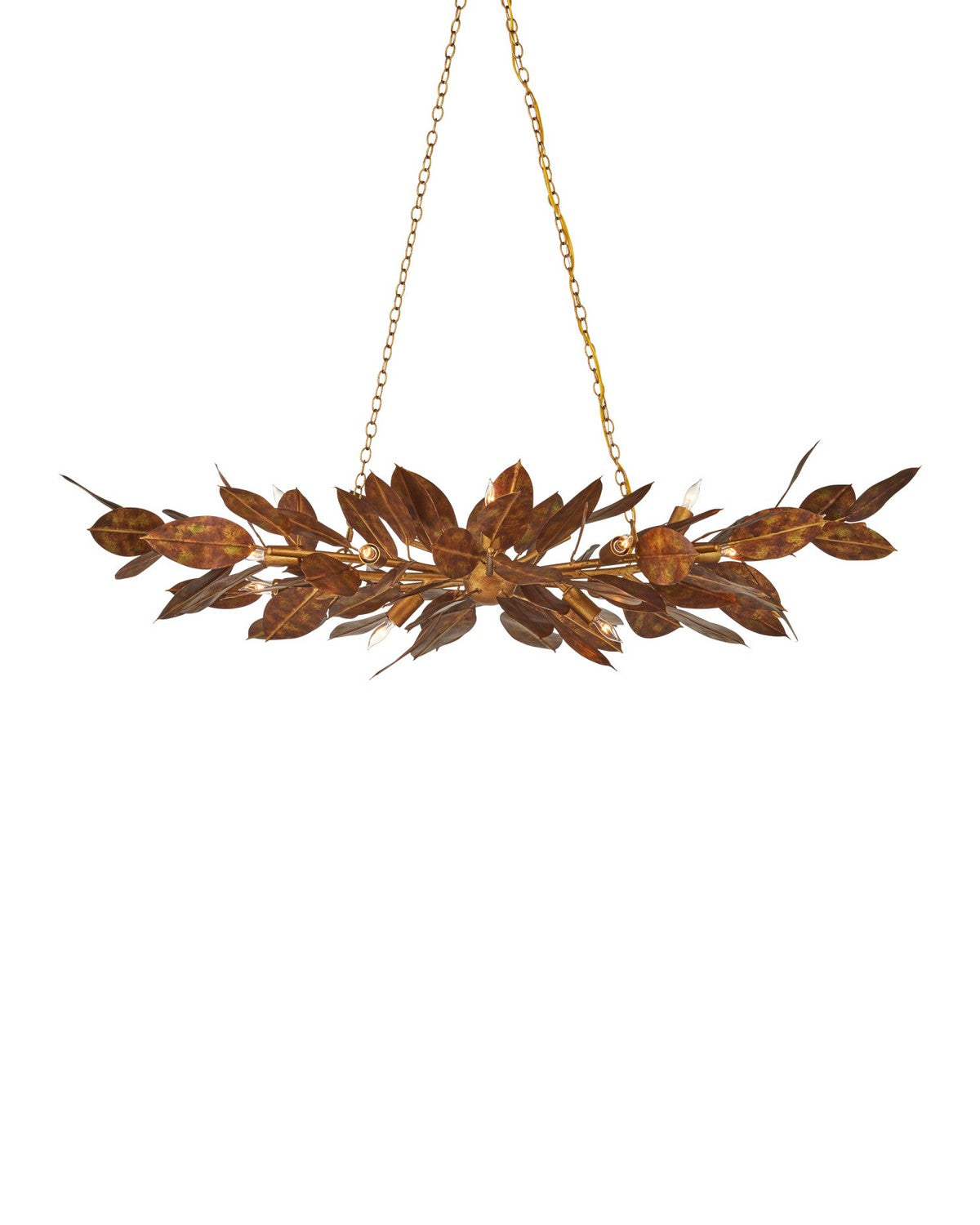 Currey and Company - 9000-1432 - 16 Light Chandelier - Weston - Magnolia Leaf