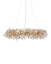 Currey and Company - 9000-1440 - 12 Light Chandelier - Crystal Bud - Clear / Brass