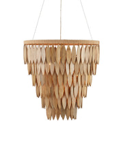 Currey and Company - 9000-1448 - Seven Light Chandelier - Quiver - Natural / Brass