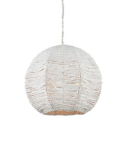 Currey and Company - 9000-1456 - Three Light Pendant - Octavia - Whitewash / White