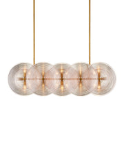 Currey and Company - 9000-1457 - Ten Light Chandelier - Whirlwind - Pale Pink / Brass