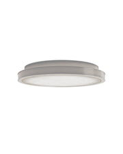 Currey and Company - 9999-0085 - LED Flush Mount - Aydan - Natural / Antique Nickel