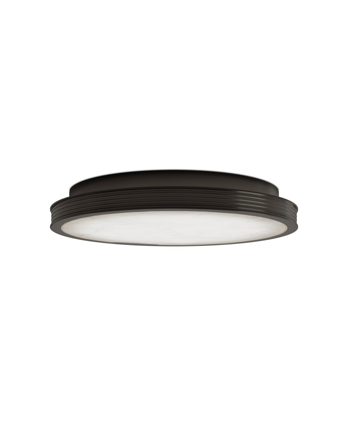 Currey and Company - 9999-0087 - LED Flush Mount - Aydan - Natural / Oil Rubbed Bronze