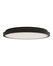 Currey and Company - 9999-0088 - LED Flush Mount - Aydan - Natural / Oil Rubbed Bronze