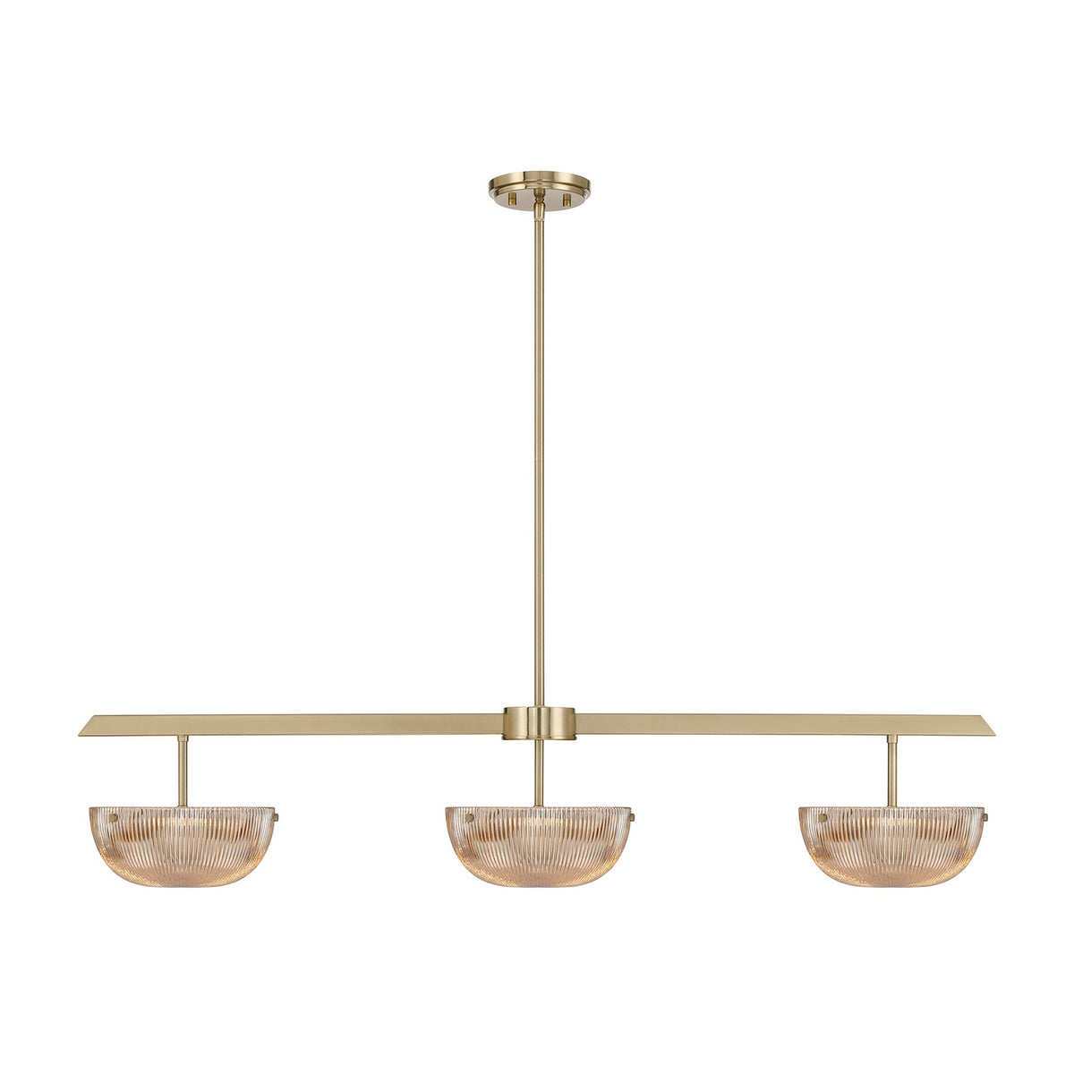 Savoy House - 1-1250-3-127 - LED Linear Chandelier - Hubbard - Noble Brass