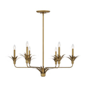 Savoy House - 1-1260-6-339 - Six Light Chandelier - Strathmore - Antique Patina