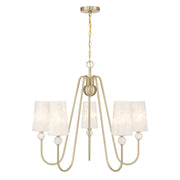 Savoy House - 1-1350-5-127 - Five Light Chandelier - Sheldon - Noble Brass