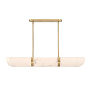 Savoy House - 1-1450-4-322 - Four Light Chandelier - Chalfont - Warm Brass