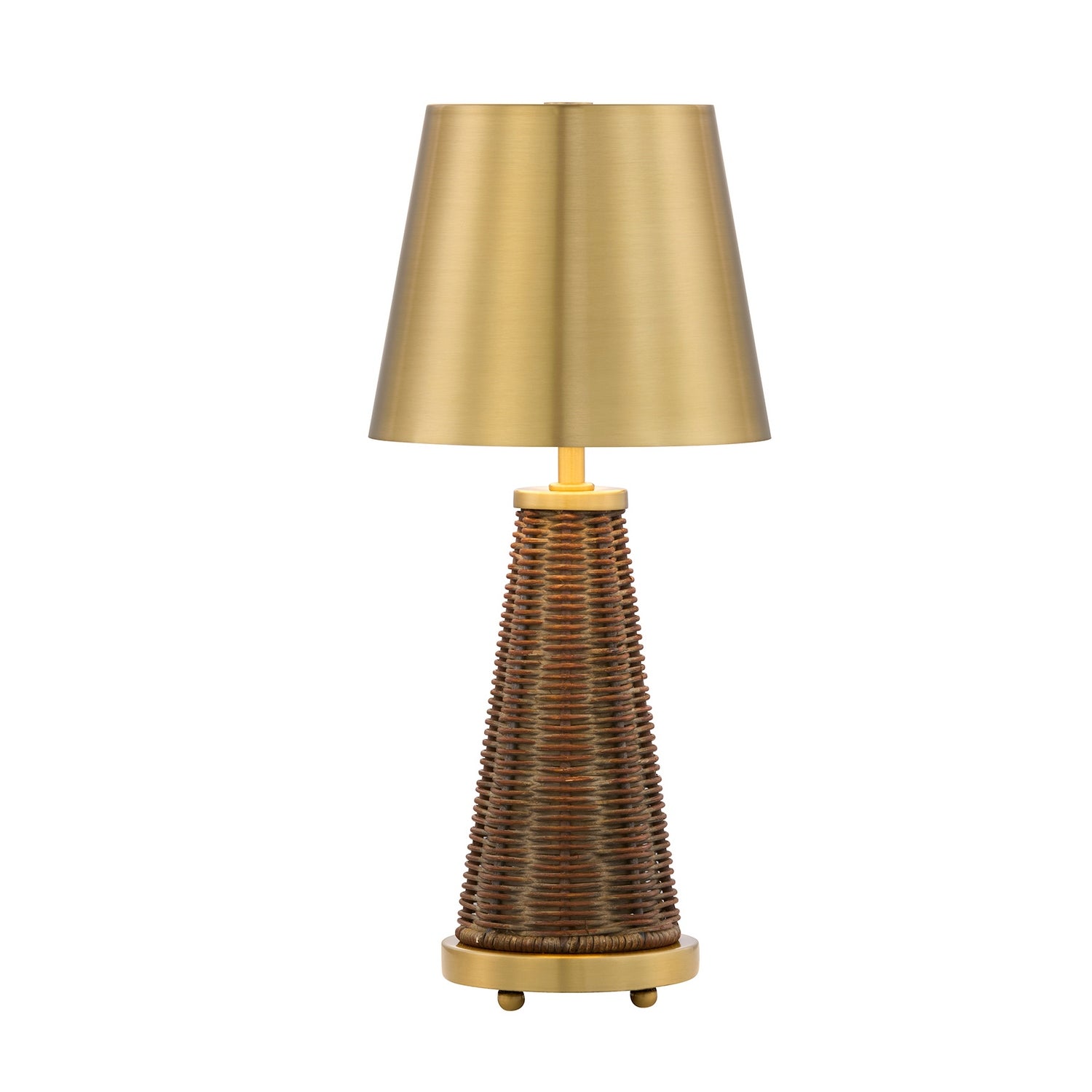 Savoy House - 11-CD25RC - LED Table Lamp - Hazel - Brass and Rattan