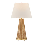 Savoy House - 11-CD27 - One Light Table Lamp - Eleanor - Brass and Wicker