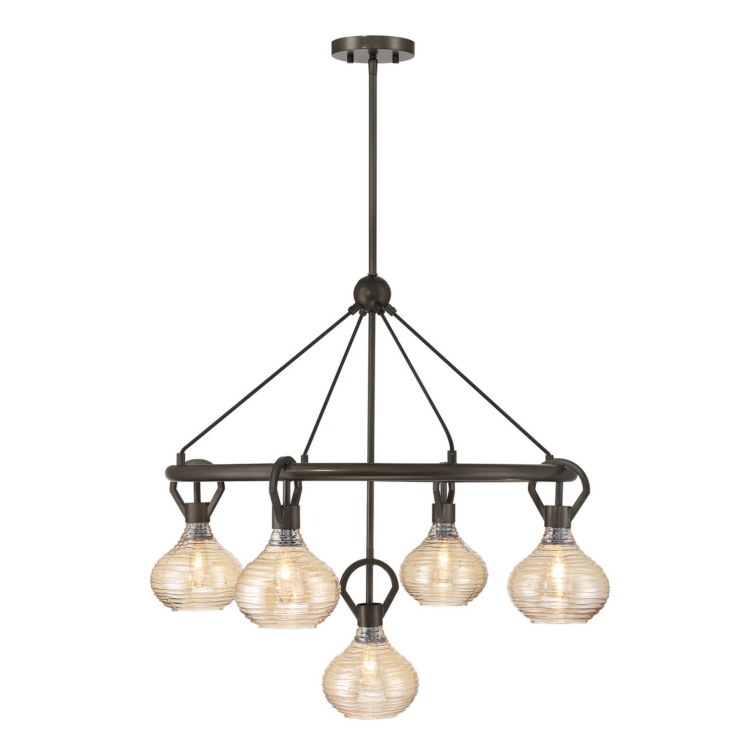 Savoy House - 1-2276-5-15 - Five Light Chandelier - Sheriden - Mediterranean Bronze