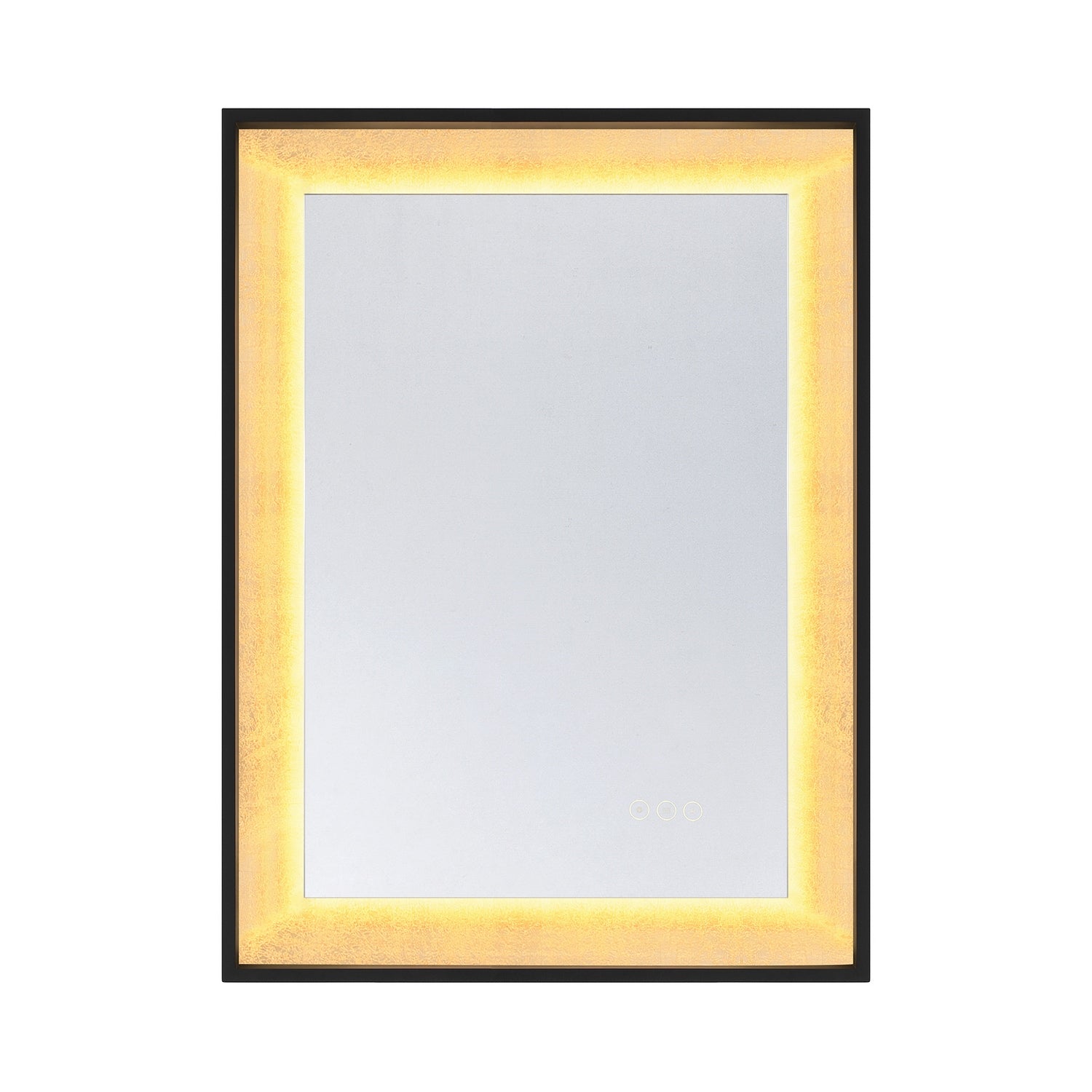 Savoy House - 2-1241-24X32 - LED Mirror - Corvalis - Sand Black and Gold Leaf