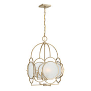 Savoy House - 3-4699-4-127 - Four Light Pendant - Damen - Noble Brass