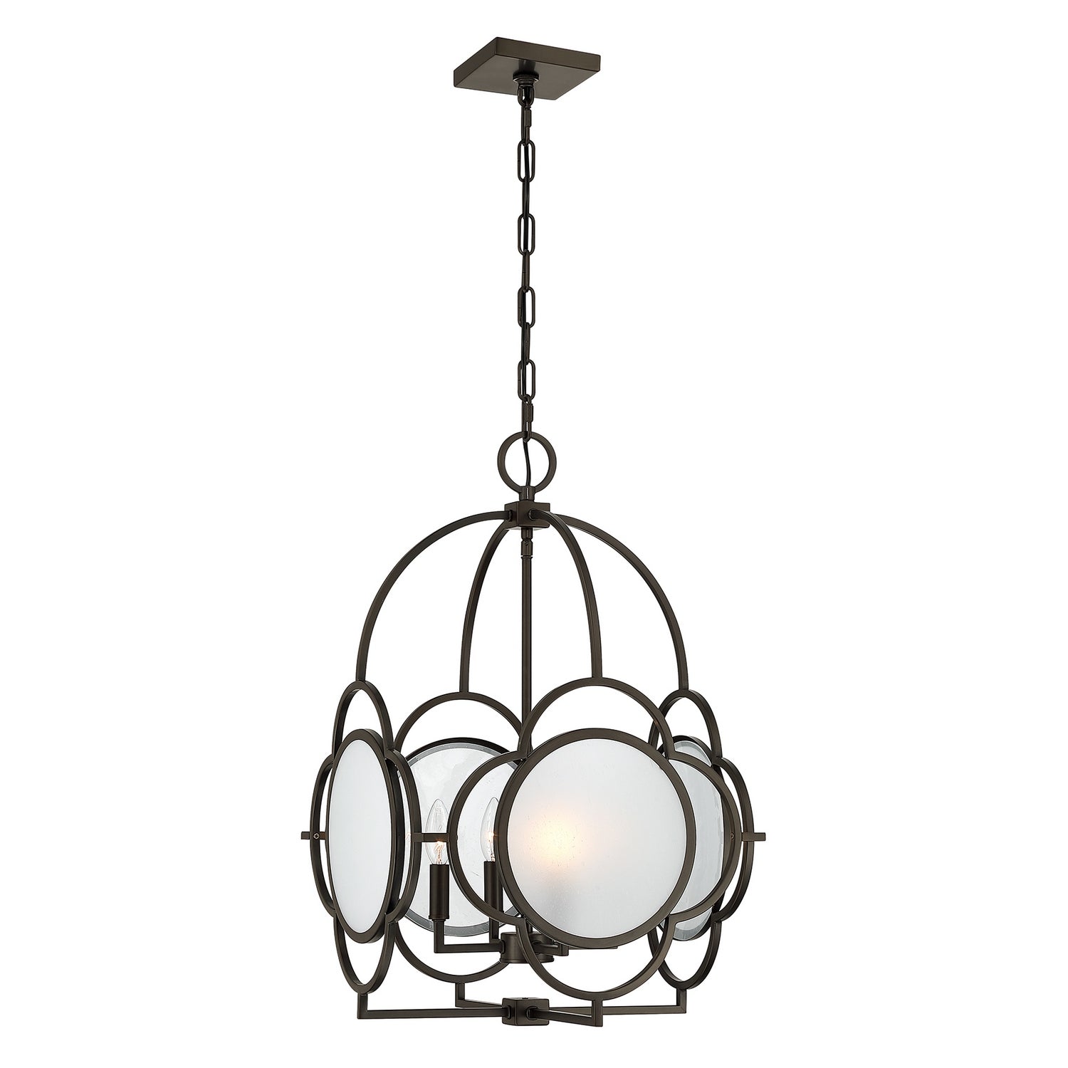 Savoy House - 3-4699-4-15 - Four Light Pendant - Damen - Mediterranean Bronze