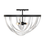 Savoy House - 6-1777-4-89 - Four Light Semi-Flush Mount - Jennings - Matte Black