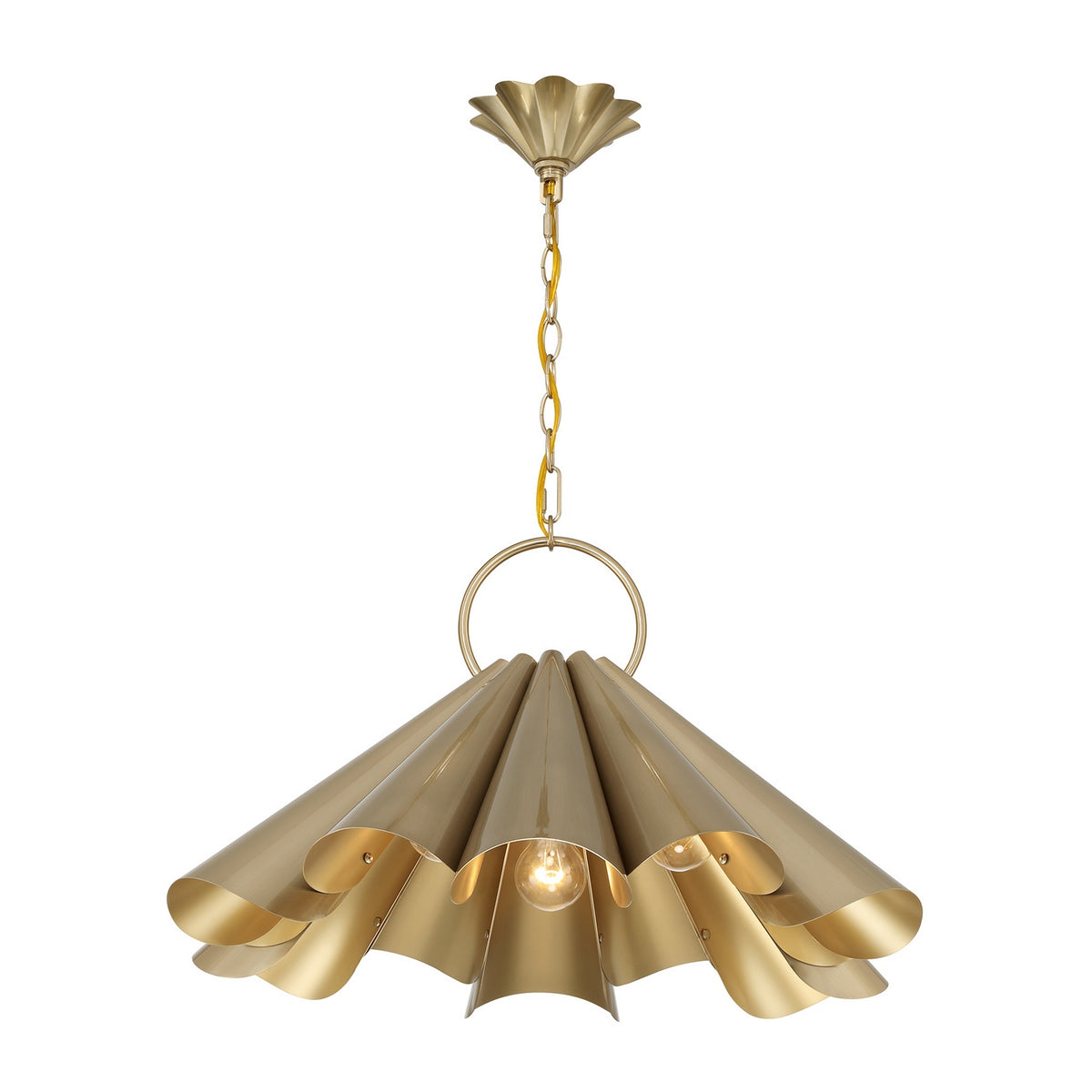 Savoy House - 7-1599-3-127 - Three Light Pendant - Vinton - Noble Brass