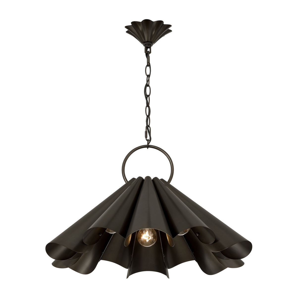 Savoy House - 7-1599-3-345 - Three Light Pendant - Vinton - Medici Bronze