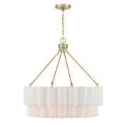 Savoy House - 7-1999-4-127 - Four Light Pendant - Tucker - Noble Brass