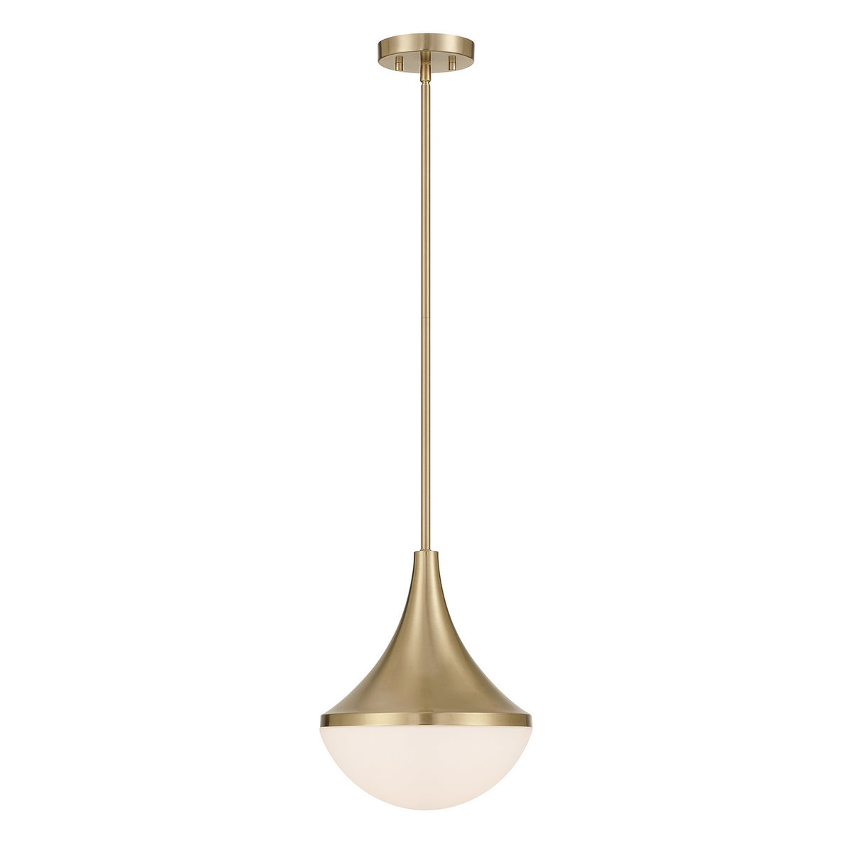 Savoy House - 7-2777-1-127 - One Light Pendant - Ogdon - Noble Brass