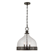 Savoy House - 7-3699-3-15 - Three Light Pendant - Stern - Mediterranean Bronze