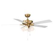 Meridian - M2035NBRV - 52" Ceiling Fan - Natural Brass