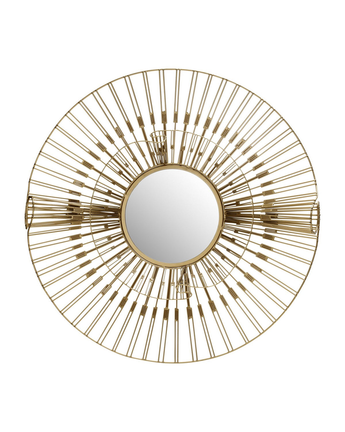 Currey and Company - 1000-0182 - Mirror - Ruche - Gold