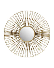 Currey and Company - 1000-0182 - Mirror - Ruche - Gold