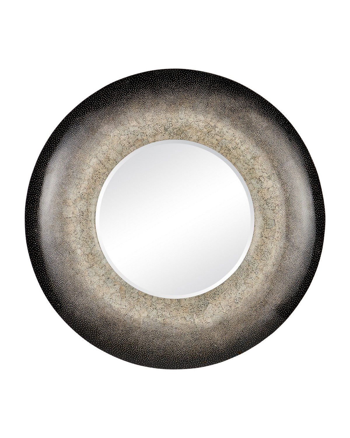 Currey and Company - 1000-0190 - Mirror - Tessera - Cream / Black