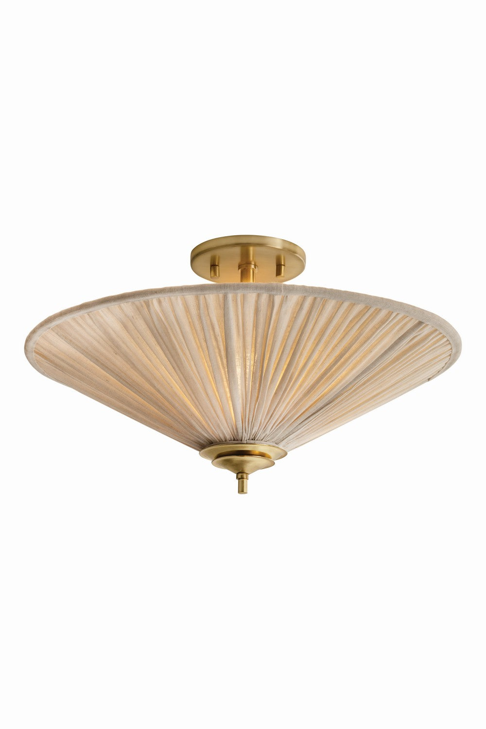 Mitzi - H1062501-AGB - One Light Semi Flush Mount - Helen - Aged Brass