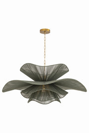 Mitzi - H1084701L-PBR - One Light Chandelier - Amanda - Patina Brass