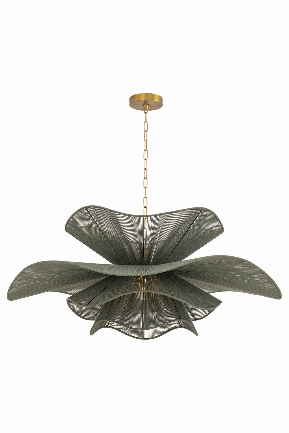 Mitzi - H1084701L-PBR - One Light Chandelier - Amanda - Patina Brass