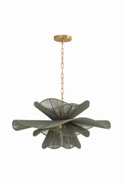 Mitzi - H1084701-PBR - One Light Chandelier - Amanda - Patina Brass