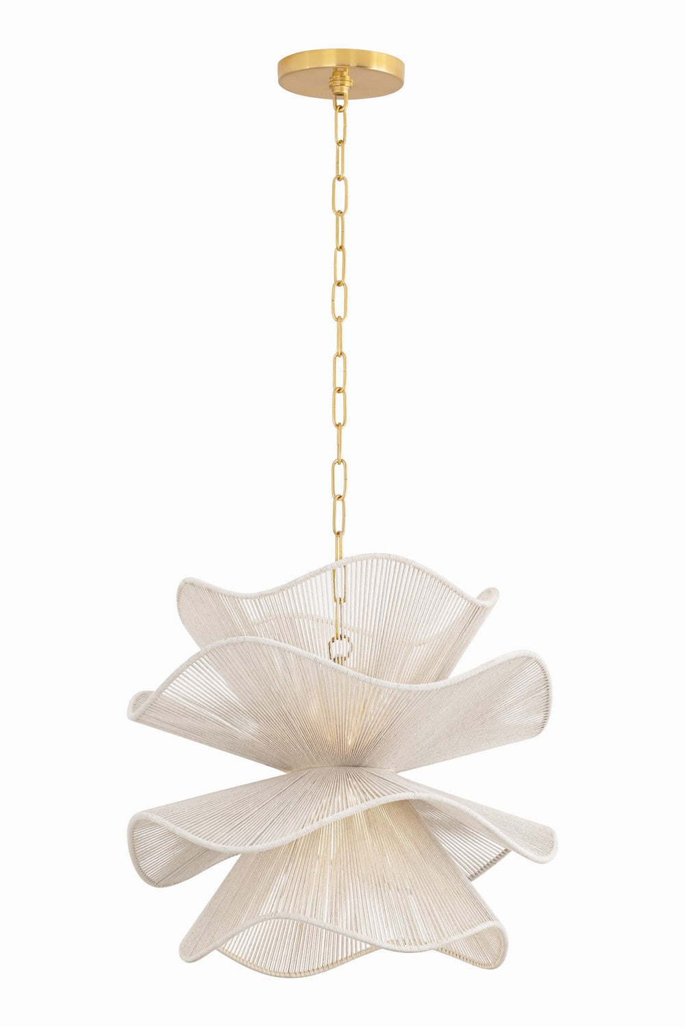Mitzi - H1084701S-AGB - One Light Chandelier - Amanda - Aged Brass