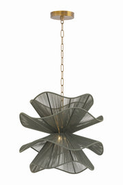 Mitzi - H1084701S-PBR - One Light Chandelier - Amanda - Patina Brass