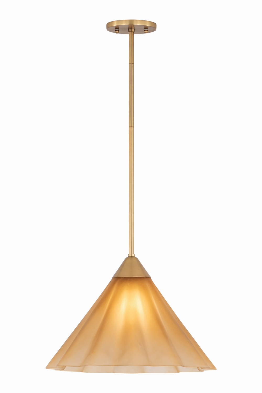 Mitzi - H1096701L-AGB - One Light Pendant - Gabrielle - Aged Brass