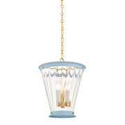 Mitzi - H1136703-AGB/SAO - Three Light Lantern - Lucretia - Aged Brass
