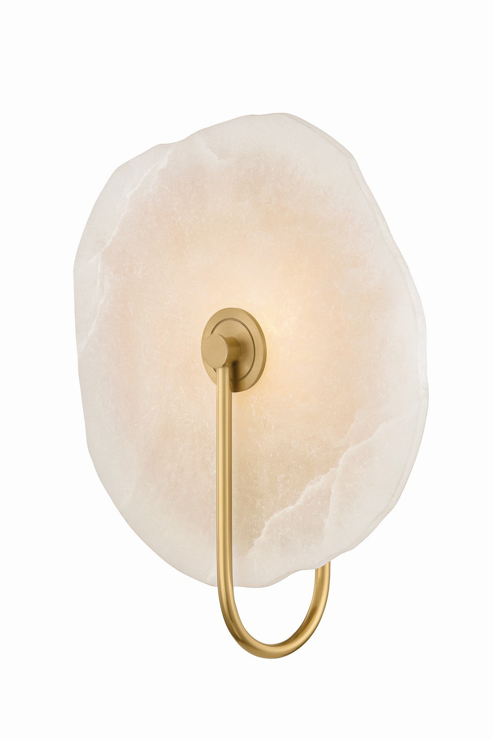 Mitzi - H1167101-AGB - One Light Wall Sconce - Sariah - Aged Brass
