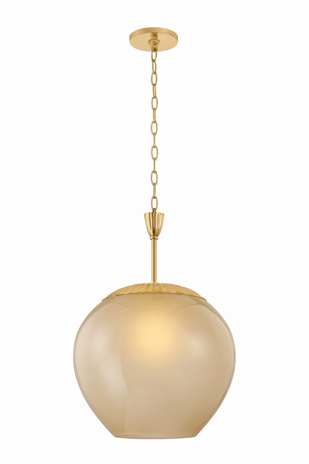 Mitzi - H1174701L-AGB - One Light Pendant - Gilda - Aged Brass